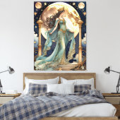 das empress Tarot magische Gemälde Leinwanddruck (Insitu (Schlafzimmer))