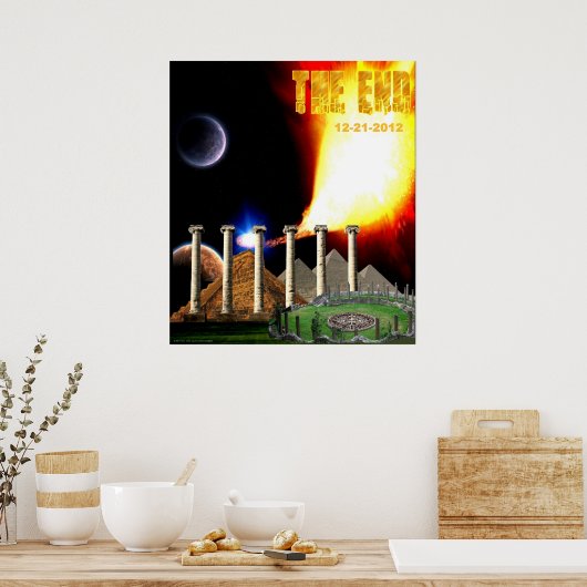 Das End Maya Calendar Poster (Küche)
