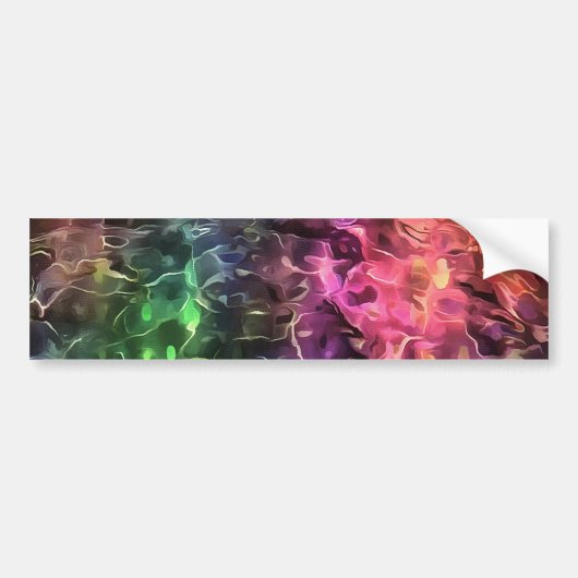 Das Ende der Abstrakten Rainbow-Kunst Autoaufkleber (Vorne)