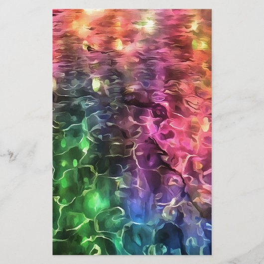 Das Ende der Abstrakten Rainbow-Kunst Briefpapier (Vorderseite)