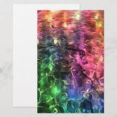 Das Ende der Abstrakten Rainbow-Kunst Briefpapier (Vorne/Hinten)