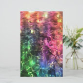 Das Ende der Abstrakten Rainbow-Kunst Briefpapier (Stehend Vorderseite)