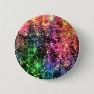 Das Ende der Abstrakten Rainbow-Kunst Button