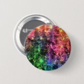 Das Ende der Abstrakten Rainbow-Kunst Button (Vorne & Hinten)