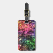 Das Ende der Abstrakten Rainbow-Kunst Gepäckanhänger (Vorderseite vertikal)