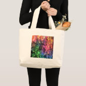 Das Ende der Abstrakten Rainbow-Kunst Jumbo Stoffbeutel (Vorderseite (Produkt))