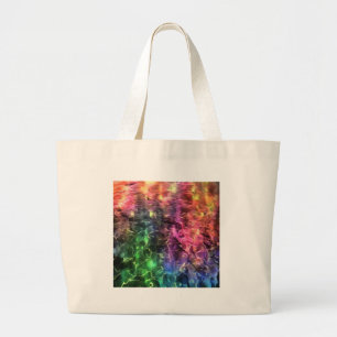 Das Ende der Abstrakten Rainbow-Kunst Jumbo Stoffbeutel