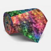 Das Ende der Abstrakten Rainbow-Kunst Krawatte (Gerollt)