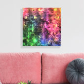 Das Ende der Abstrakten Rainbow-Kunst Leinwanddruck (Insitu (Wohnzimmer))