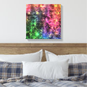 Das Ende der Abstrakten Rainbow-Kunst Leinwanddruck (Insitu (Schlafzimmer))