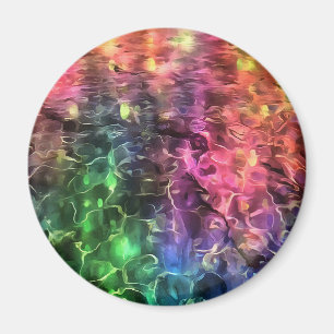 Das Ende der Abstrakten Rainbow-Kunst Magnet
