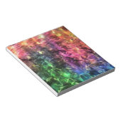 Das Ende der Abstrakten Rainbow-Kunst Notizblock (angewinkelt)