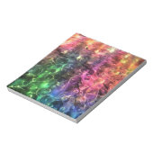 Das Ende der Abstrakten Rainbow-Kunst Notizblock (Rotiert)