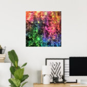 Das Ende der Abstrakten Rainbow-Kunst Poster (Heimbüro)