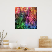 Das Ende der Abstrakten Rainbow-Kunst Poster (Küche)