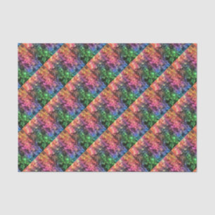 Das Ende der Abstrakten Rainbow-Kunst Seidenpapier