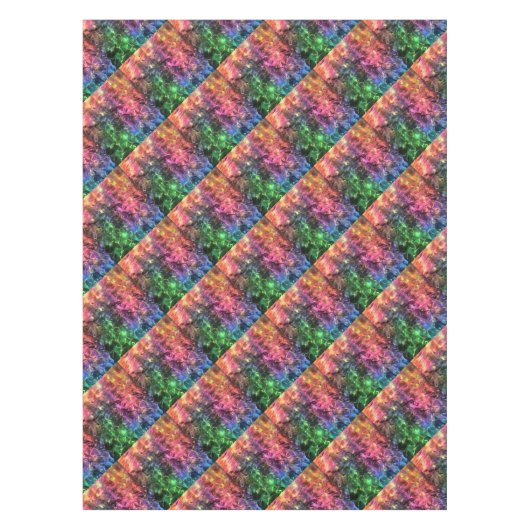 Das Ende der Abstrakten Rainbow-Kunst Tischdecke (Vorderseite)