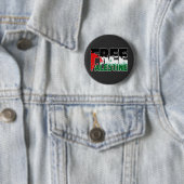 Das Ende der Apartheid für das freie Palästina sto Button (Beispiel)