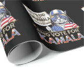 Das Ende der Dramala und die Abstimmung für Kamala Geschenkpapier (Rolleneckpunkt)