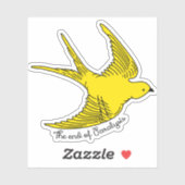 Das Ende der Lähmung Aufkleber (Blatt)