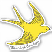 Das Ende der Lähmung Aufkleber (Vorderseite)