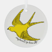 Das Ende der Lähmung Ornament Aus Glas (Rückseite)