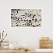 Das Ende der Schlacht (Tinte auf Papier) Poster (Küche)