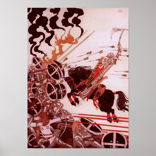 Das Ende der Schlacht von Kay Nielsen Print Poster (Vorne)