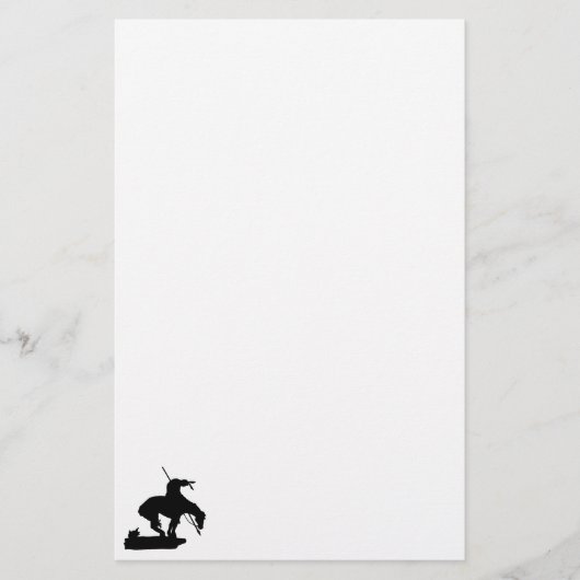 Das Ende der Silhouette Briefpapier (Vorderseite)