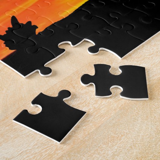 Das Ende der Silhouette Jigsaw Puzzle (Seite)