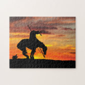 Das Ende der Silhouette Jigsaw Puzzle (Horizontal)
