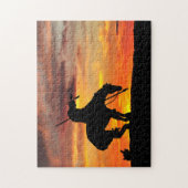 Das Ende der Silhouette Jigsaw Puzzle (Vertikal)