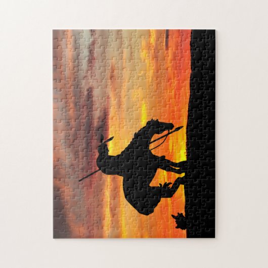 Das Ende der Silhouette Jigsaw Puzzle (Vertikal)