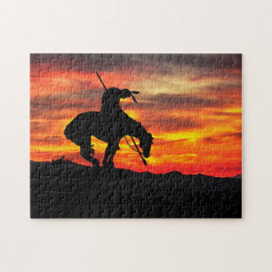 Das Ende der Silhouette Jigsaw Puzzle