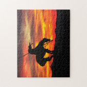 Das Ende der Silhouette Jigsaw Puzzle (Vertikal)