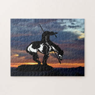 Das Ende der Silhouette Jigsaw Puzzle