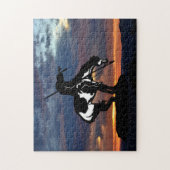 Das Ende der Silhouette Jigsaw Puzzle (Vertikal)