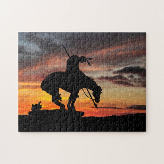 Das Ende der Silhouette Jigsaw Puzzle (Horizontal)