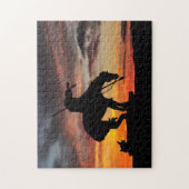 Das Ende der Silhouette Jigsaw Puzzle (Vertikal)