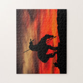 Das Ende der Silhouette Jigsaw Puzzle (Vertikal)