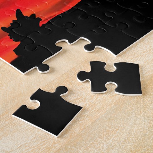 Das Ende der Silhouette Jigsaw Puzzle (Seite)