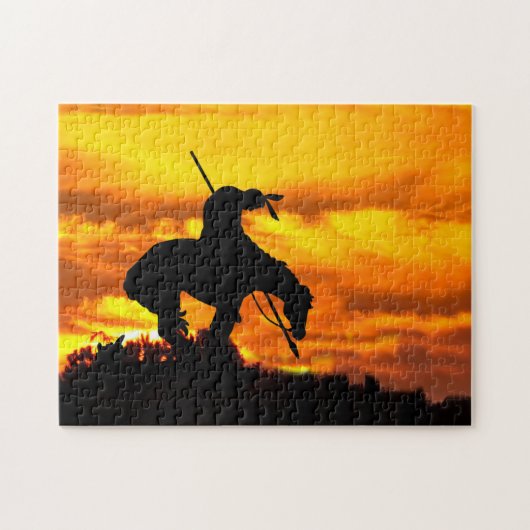 Das Ende der Silhouette Jigsaw Puzzle (Horizontal)