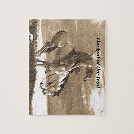 Das Ende der Spur Puzzle (Vertikal)