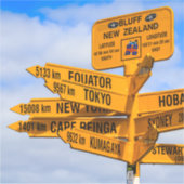 Das Ende der Straße Aufkleber (Vorderseite)