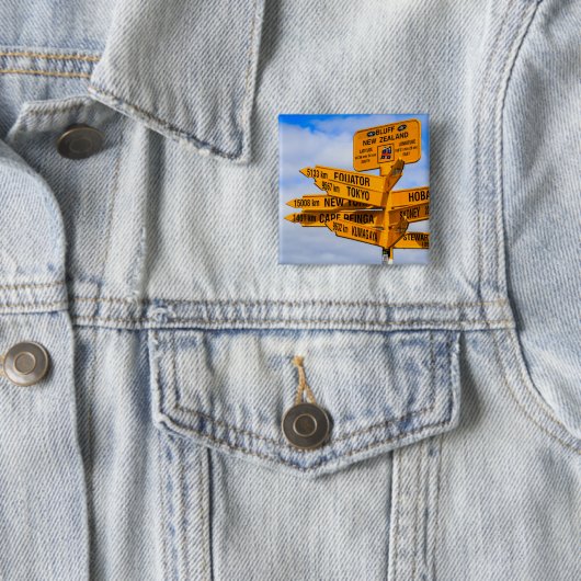 Das Ende der Straße Button (Beispiel)