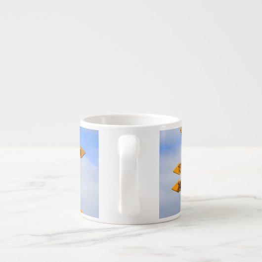 Das Ende der Straße Espressotasse (Rückseite)