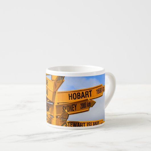 Das Ende der Straße Espressotasse (Vorderseite Rechts)