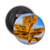 Das Ende der Straße Flaschenöffner (Vorderseite)