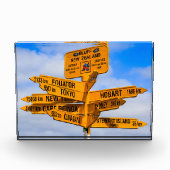 Das Ende der Straße Fotoblock (Vorderseite)