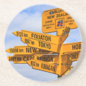 Das Ende der Straße Getränkeuntersetzer (Vorne)